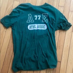 American Eagle Outfitters Green Graphic Tee